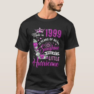 T-shirt Fabriqué En 1999 Cadeaux De 23 Ans Femmes Sunshine