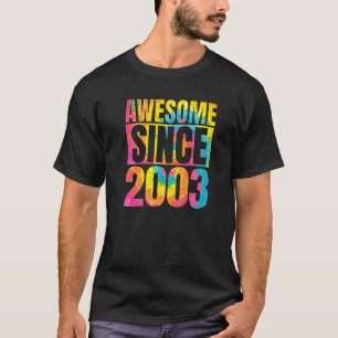 T-shirt Fabriqué En 2003 20 Année D'Être Impressionnant 20