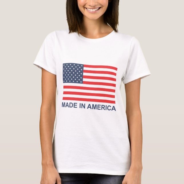 T-shirt Fabriqué en Amérique (Devant)