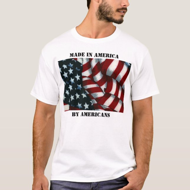 T-shirt Fabriqué en Amérique (Devant)
