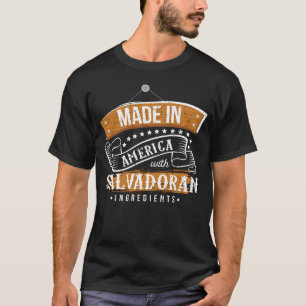 T-shirt Fabriqué En Amérique Avec Des Ingrédients Salvador