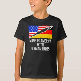 T-shirt Fabriqué en Amérique avec les pièces allemandes