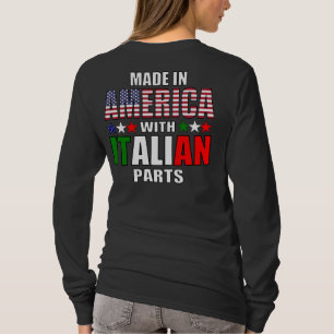 T-shirt Fabriqué en Amérique avec pièces italiennes