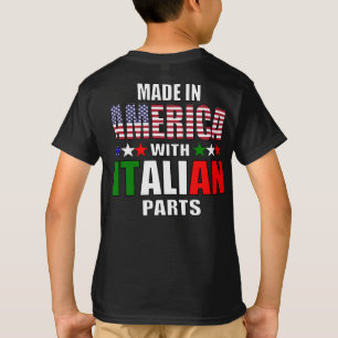 T-shirt Fabriqué en Amérique avec pièces italiennes