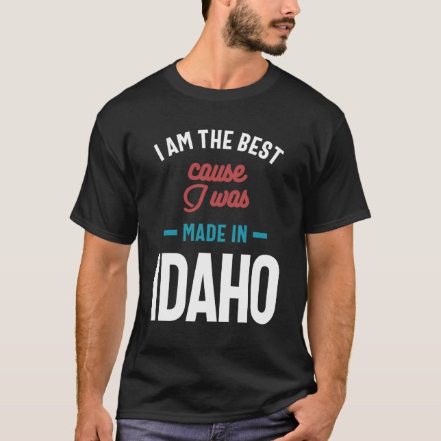 T-shirt Fabriqué en Idaho (Devant)