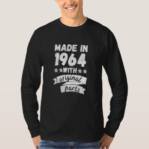 T-shirt fabriqués en 1964 avec pièces d'origine,