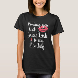 T-shirt Fabu Lash, artiste en lash, pour maquilleur