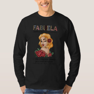T-shirt Fabuela Espagnol Fabuela Définition Leopard rouge