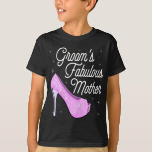 T-shirt Fabuleuse mère de Womens Groom - Mignonne Mariage 