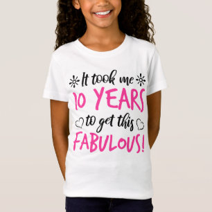 T-Shirt Fabuleux 10e anniversaire