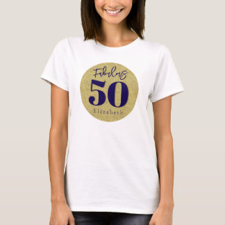 T-shirt Fabuleux 50 Gold Anniversaire