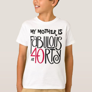 T-shirt Fabuleux à 40 rouges