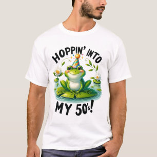 T-shirt Fabuleux à cinquante ans : Le saut de la grenouill
