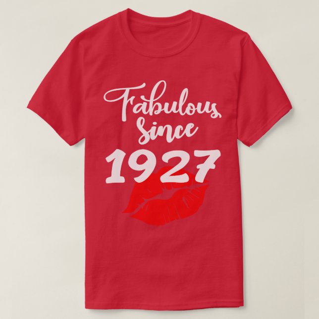 T-shirt Fabuleux depuis 1927 (Design devant)