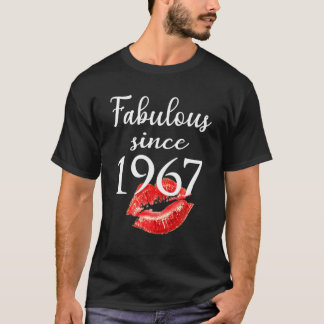 T-shirt Fabuleux depuis 1967 Chapitre 54 Cadeaux d'anniver