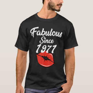 T-shirt Fabuleux depuis 1971 Chapitre 50 Fabuleux 50E Nais