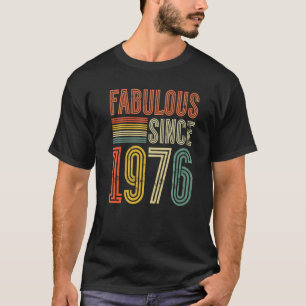 T-shirt Fabuleux depuis 1976 Garçon fille homme femme Anni