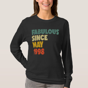 T-shirt Fabuleux depuis mai 1998 Garçon fille homme femme 