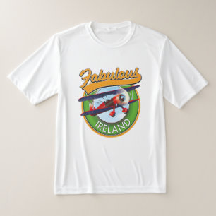 T-shirt fabuleux patch de voyage en Irlande.