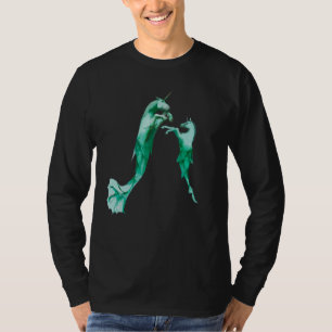 T-shirt Fabuleux Unicorne-Poisson Créatures Sous L'Eau Jou