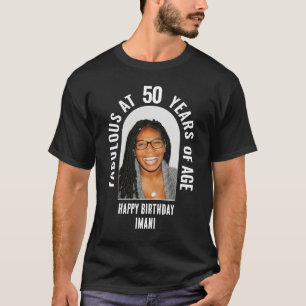 T-shirt FABULOUS AT 50 Group Matching Family Party Photo