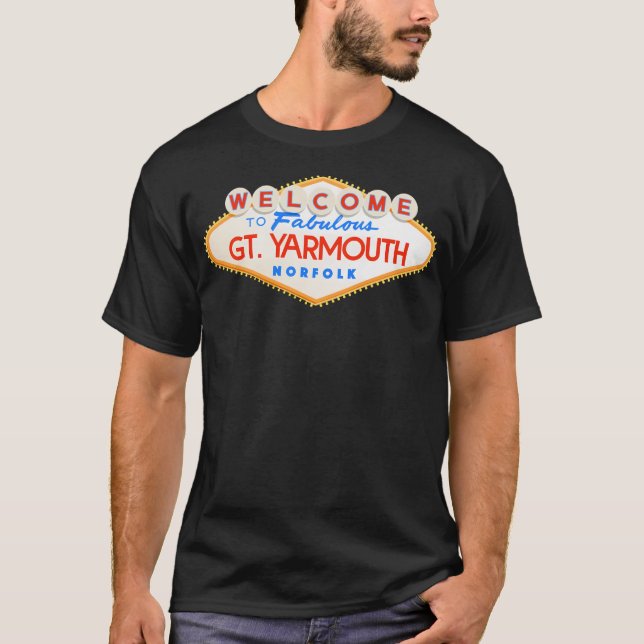 T-shirt Fabulous Great Yarmouth Norfolk (Devant)