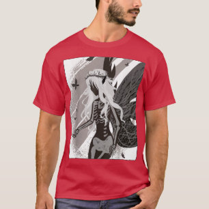 T-shirt Façade à ondes Fairywave Occulte Fée Gothique Grun