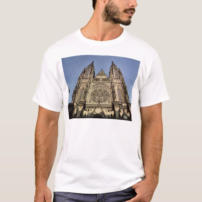 T-shirt Façade de la cathédrale de St Vitus (Devant)