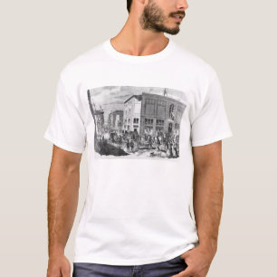 T-shirt Façade de l'hôtel Drouot, Paris, c.1852 (engravi