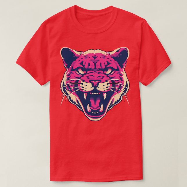 T-shirt Face de la Panthère rose (Design devant)