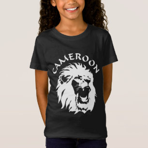 T-Shirt Face de lion rugissant - Cameroun