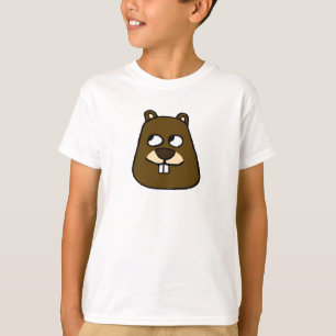 T-shirt face de marmotte