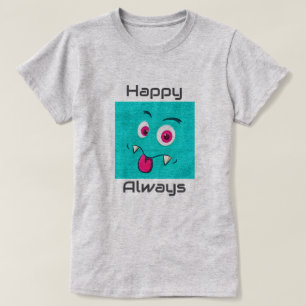 T-shirt face dessin animé