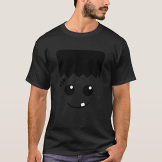 T-shirt Face du monstre d'Halloween mignon Frankenstein