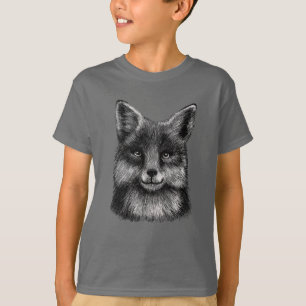 T-shirt face Fox
