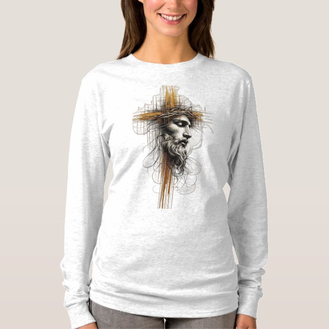 T-shirt Face Jésus (Devant)