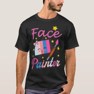 T-shirt Face painter for Makeup artist