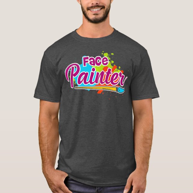 T-shirt Face painter gift for Makeup artist Premium (Devant)