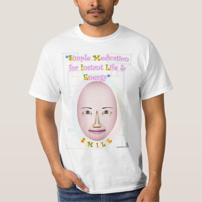 T-shirt Face Srs - Happy Smile -Smile définition (Devant)