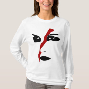 T-shirt Facepaint intense avec la barre oblique rouge
