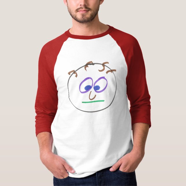 T-shirt Faces Drôle Chemise Homme (Devant)