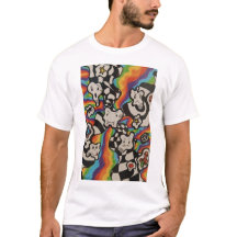 T-Shirt Faces Psycho-Heureux Tristes Colériques