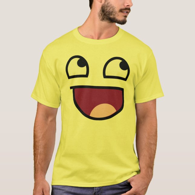 T-shirt Faceshirt impressionnant (Devant)