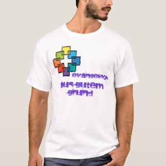 T-shirt facett_bunt_gr, evangelisch, gutem Grund d'aus