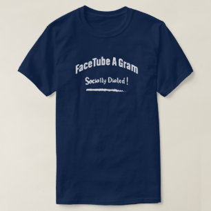 T-shirt FaceTube par gramme (socialement composé !)