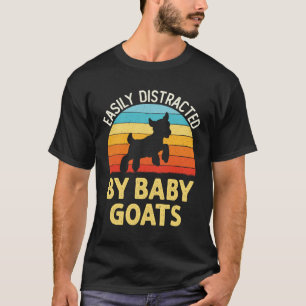 T-shirt Facile à distraire par Baby Chèvres éleveur de chè