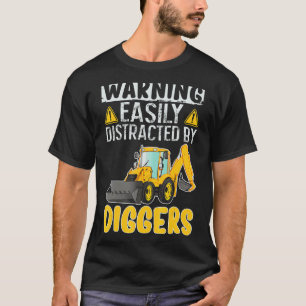 T-shirt Facile À Distraire Par Le Chargeur De Dos De Digge