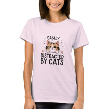 Facile à distraire par les chats - Drôle Amoureux 
