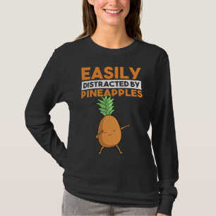 T-shirt Facilement Distrait Par Ananas Dabbing Dabbing Dab