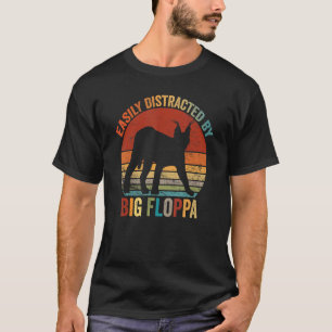 T-shirt Facilement Distrait Par Big Floppa Big Meme Caraca
